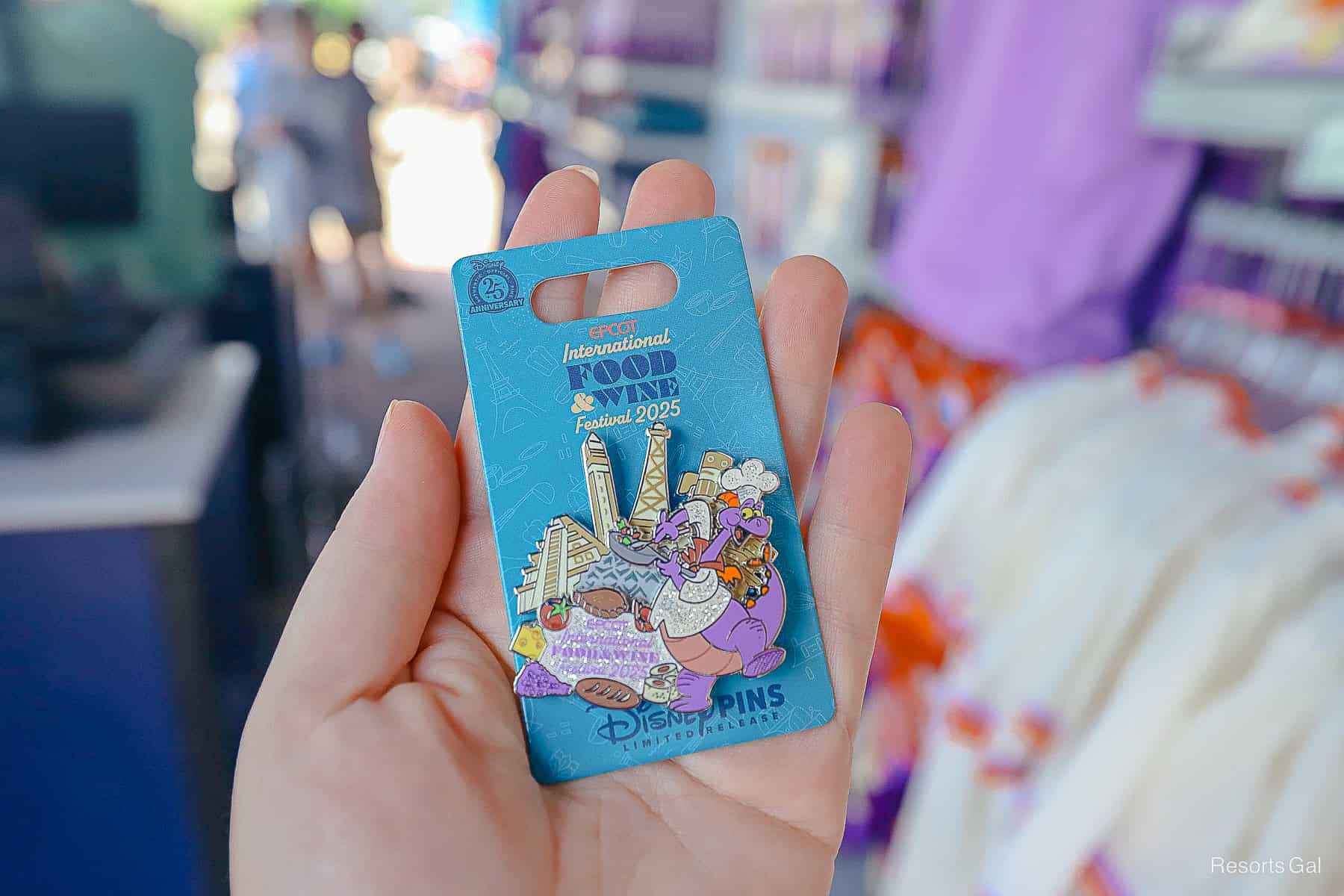 a chef Figment 2025 International Food and Wine Festival Epcot pin