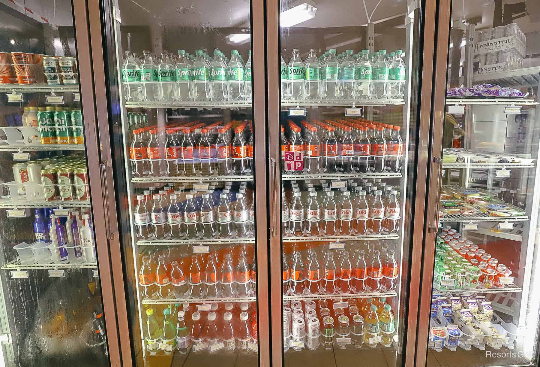 Types of Beverages available for guests to purchase at Pop Century