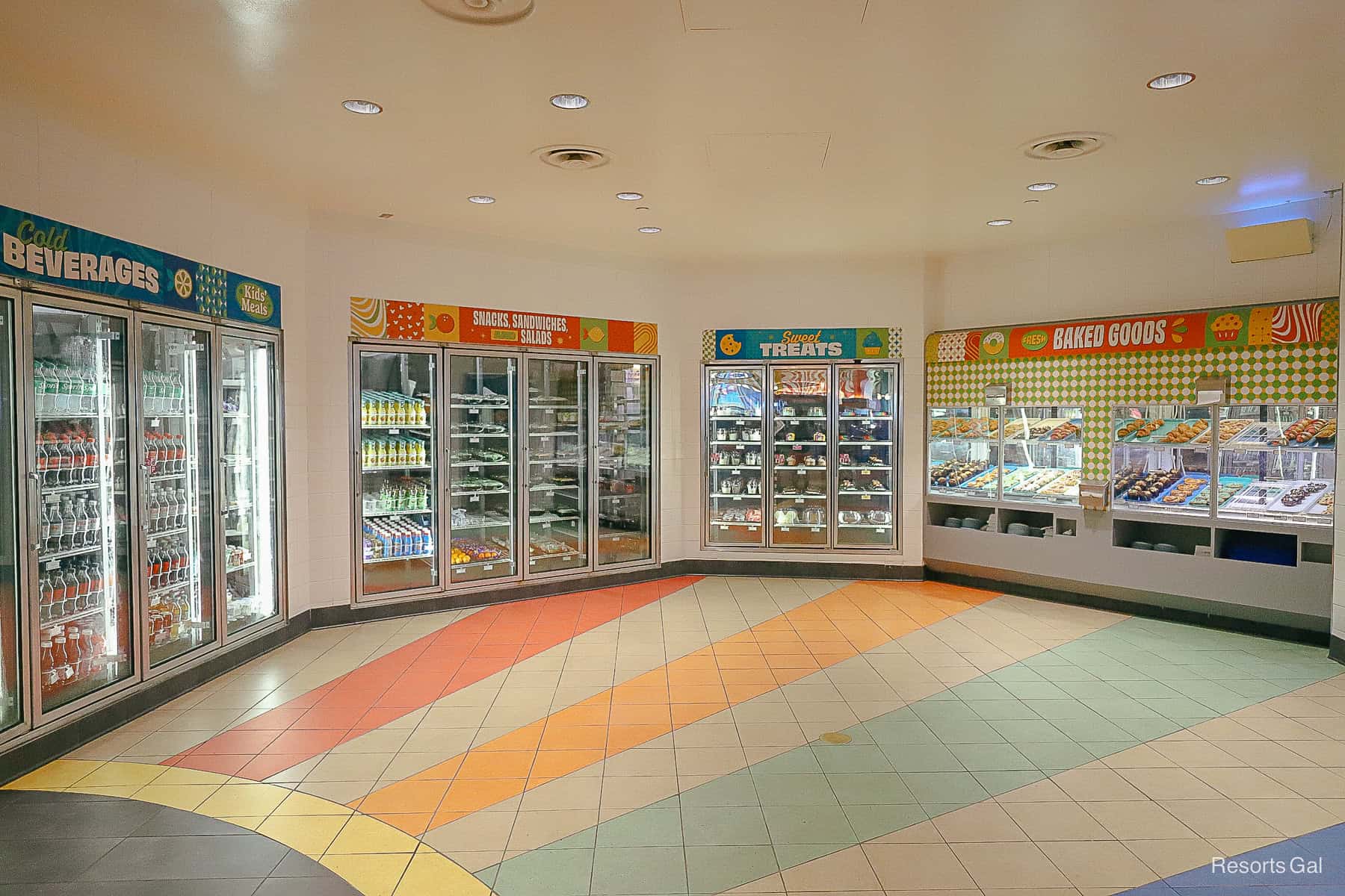 The Market area of the food court at Pop Century