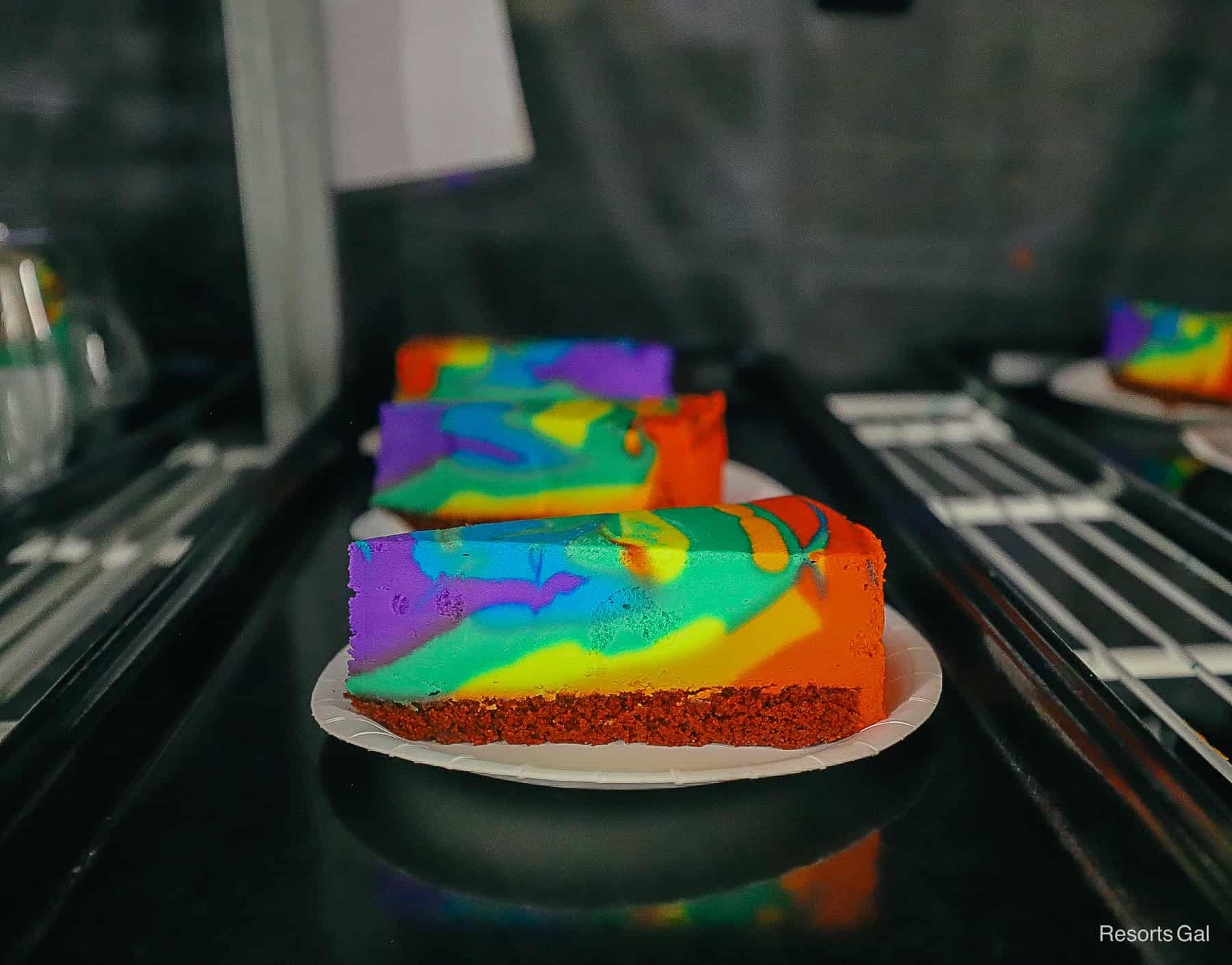 the Tie Dye cheesecake at Pop Century