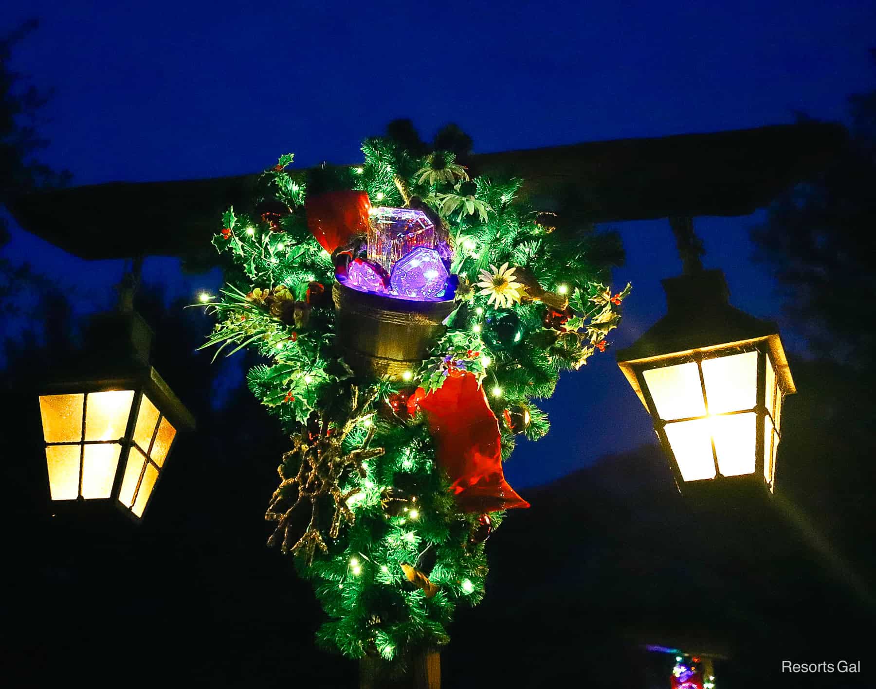 the jewels from the mine glow at night 