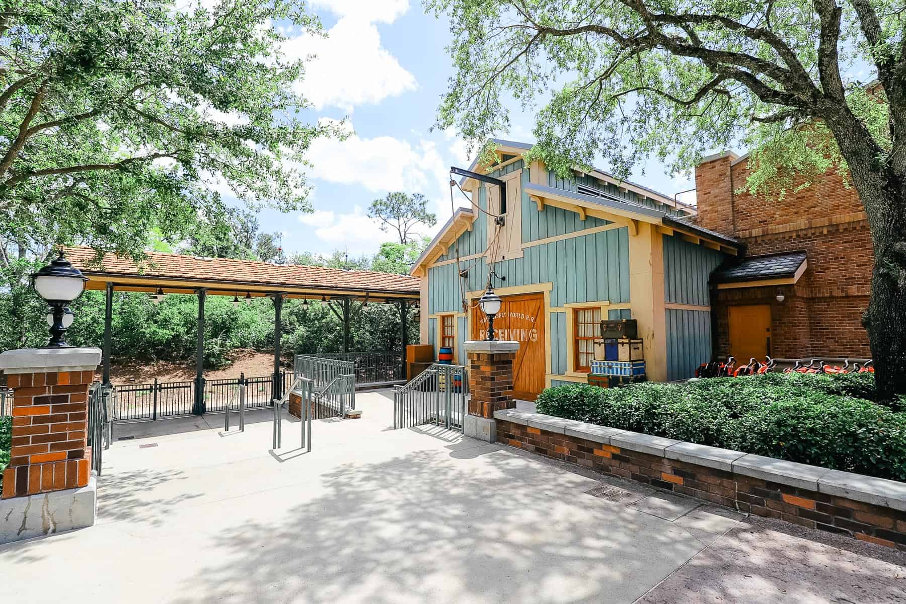 exit area for the Fantasyland Train Station 