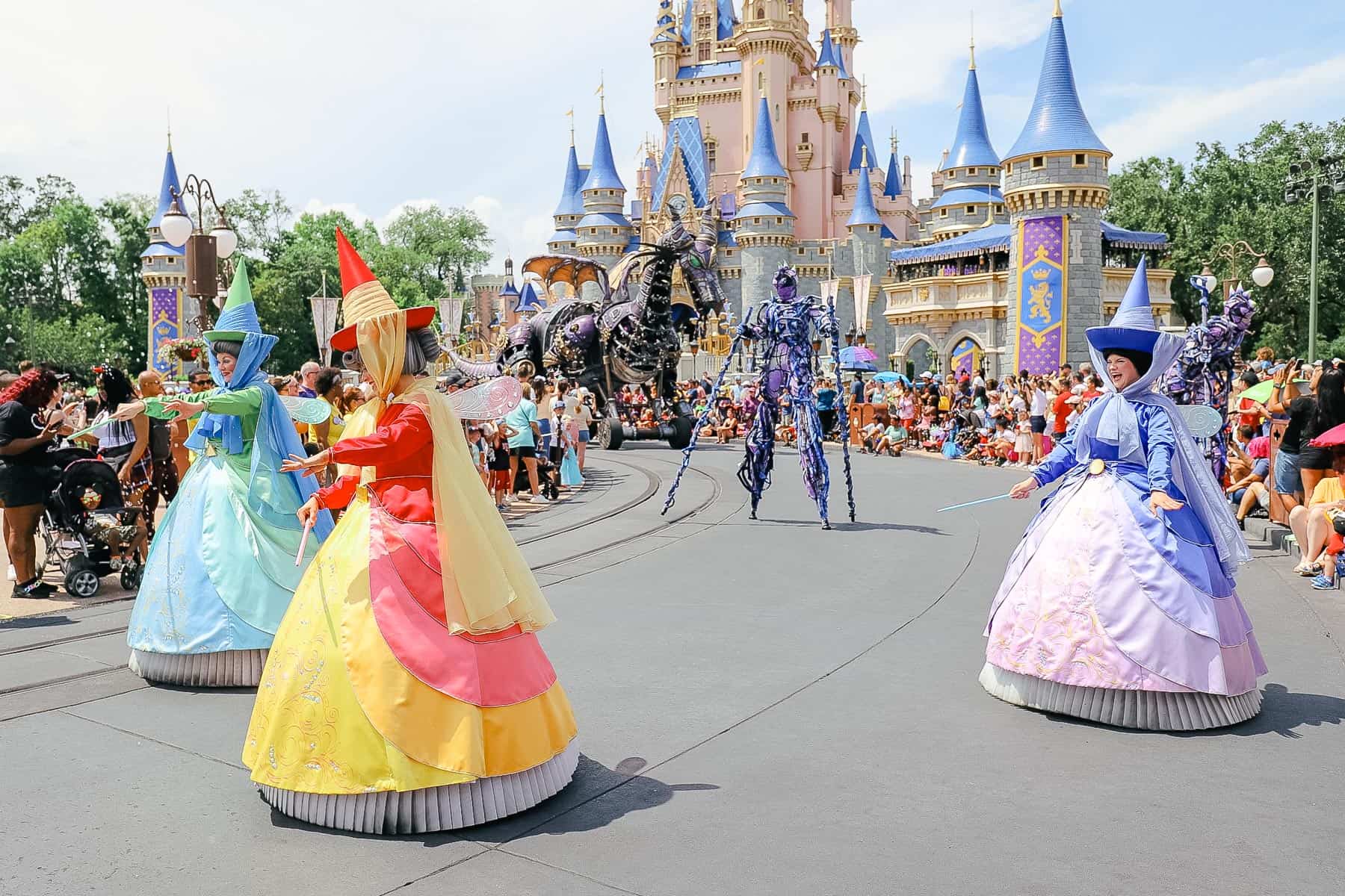 Fairies on rollers at the beginning of Maleficent unit. 