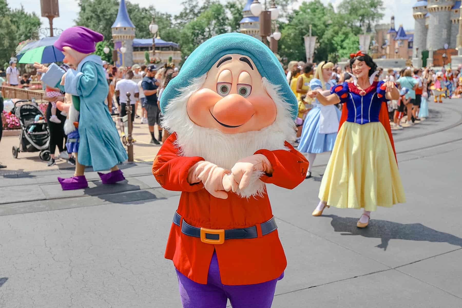 Bashful during the Festival of Fantasy Parade. 