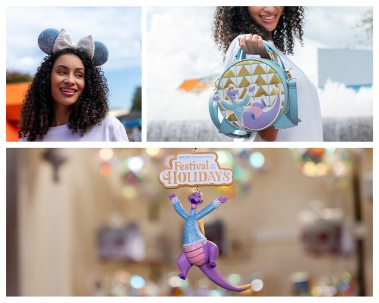 a collage with the Figment Festival of the Holidays Ugly Sweater Merchandise collection