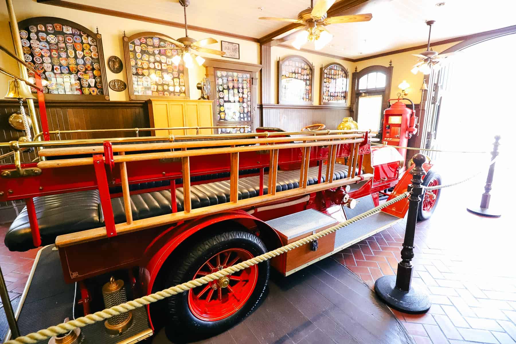 side view of the Fire Engine at Magic Kingdom