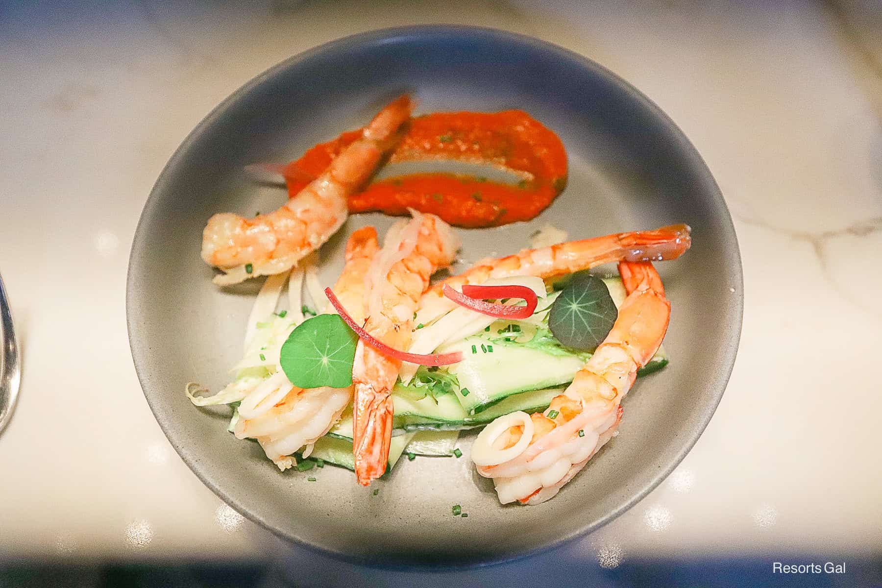 an order of shrimp cocktail from Flying Fish 