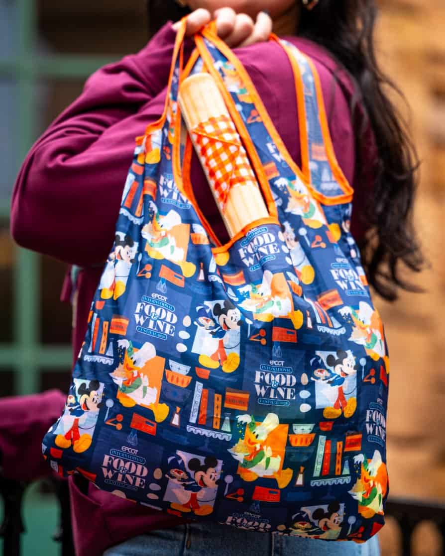 An Epcot Food and Wine Festival shoulder bag