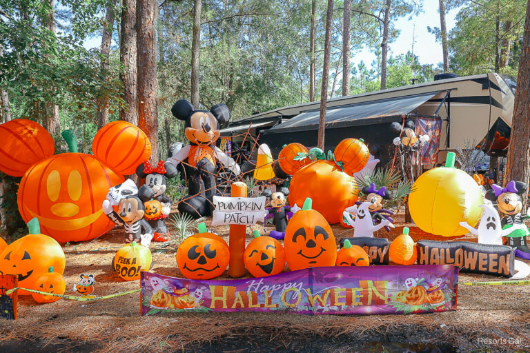 Photos: Halloween Decorations at Disney’s Fort Wilderness Resort Campsites in 2025