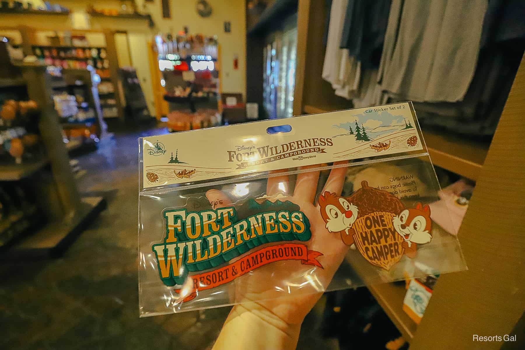 Fort Wilderness sticker set