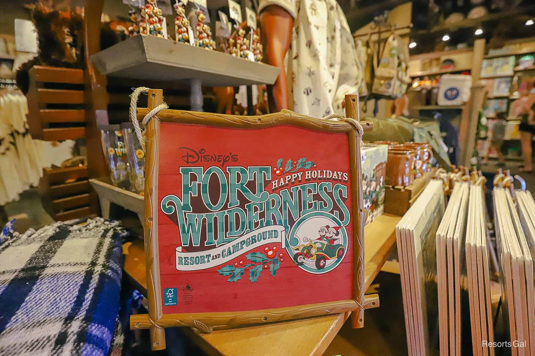 New Fort Wilderness “One Happy Camper” Resort-Branded Merchandise Features Classic Characters