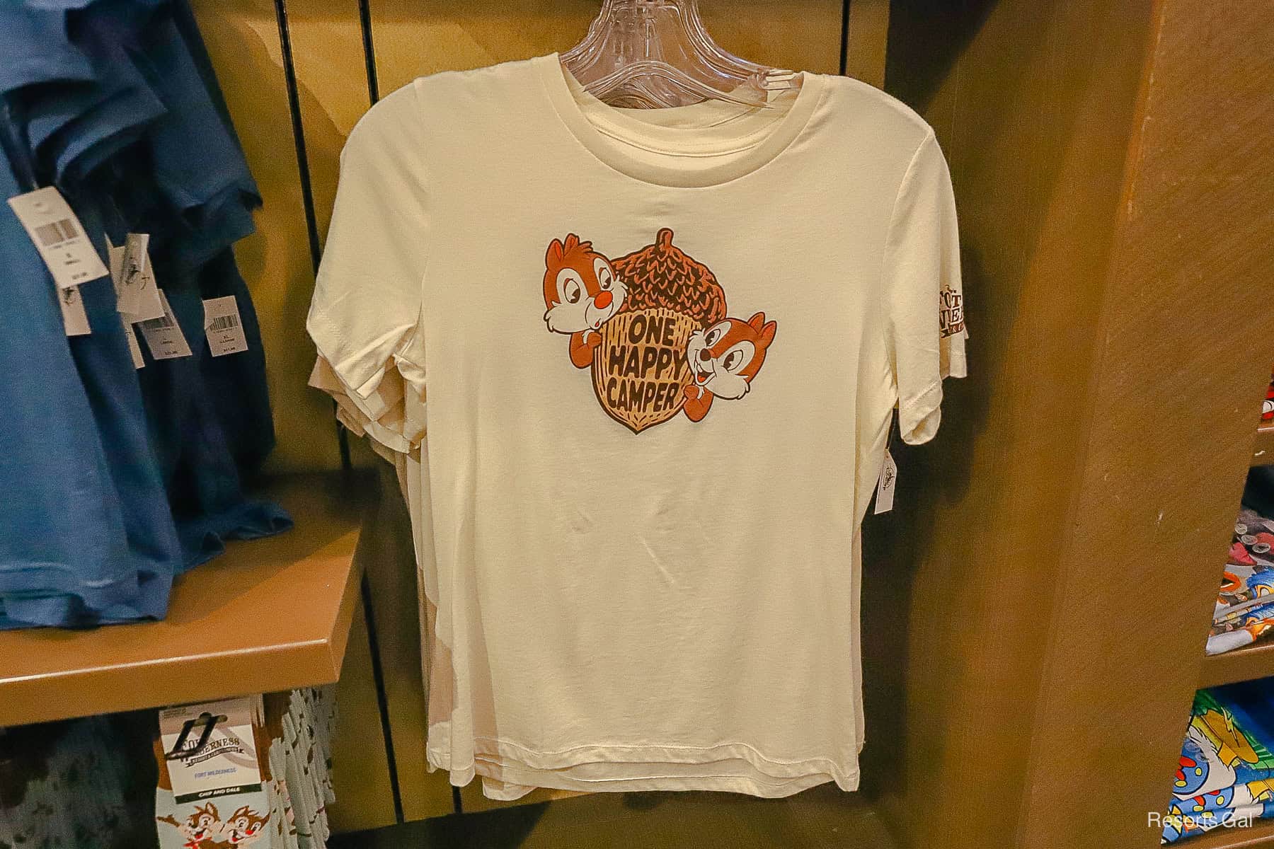 Chip and Dale One Happy Camper T-shirt