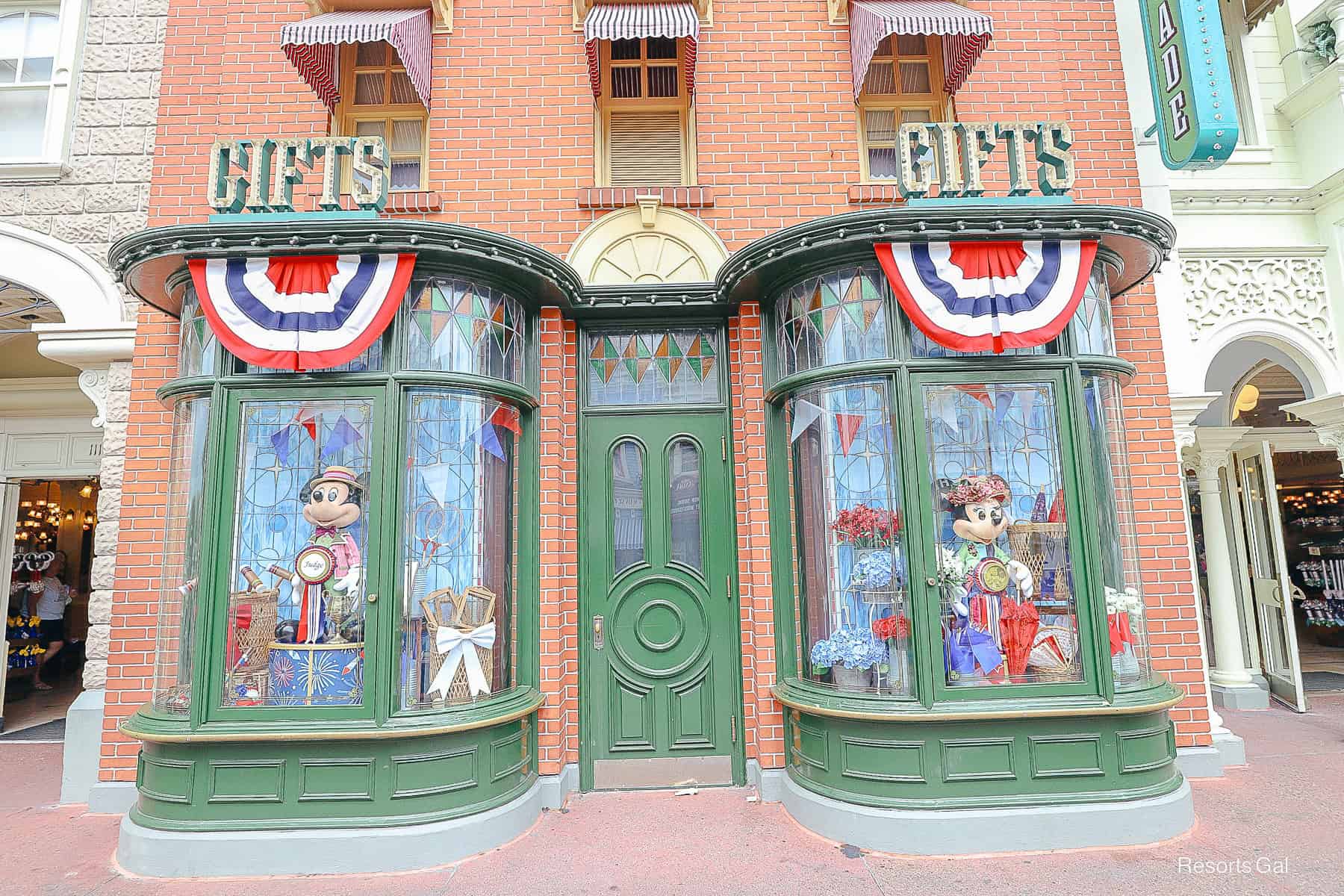 Photos: 4th of July Decorations and Window Display on Magic Kingdom’s Main Street USA
