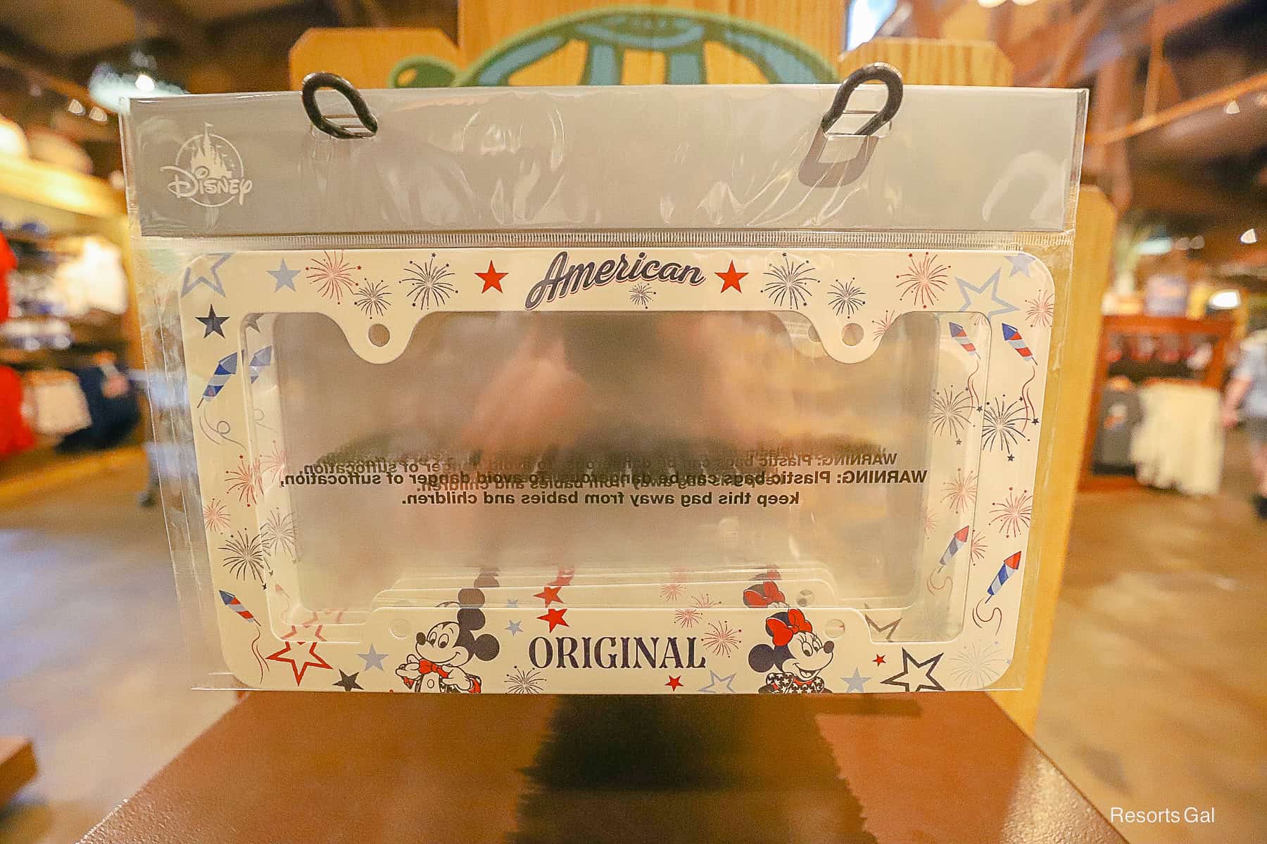 a car tag frame 