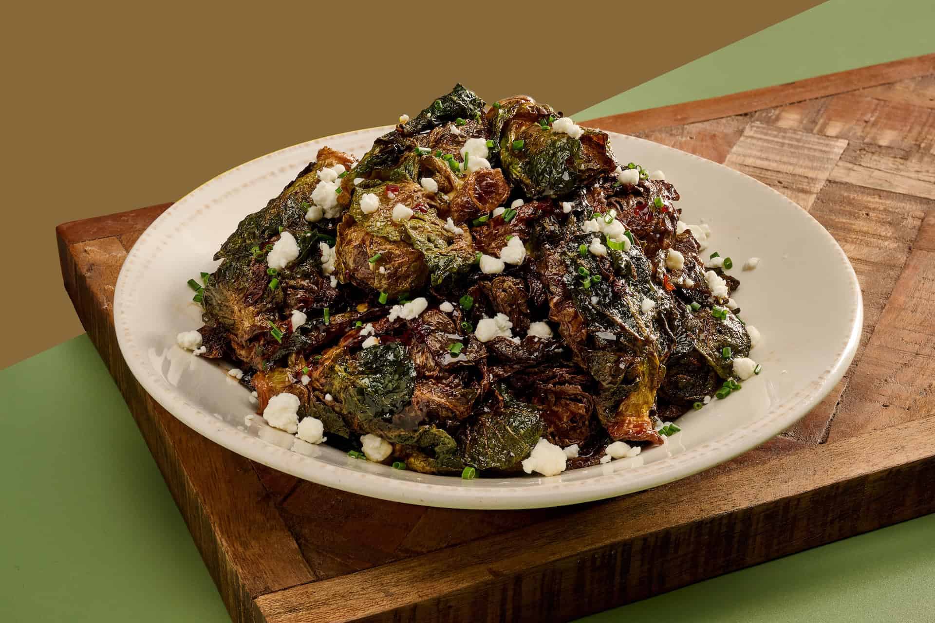 an order of fried Brussels Sprouts