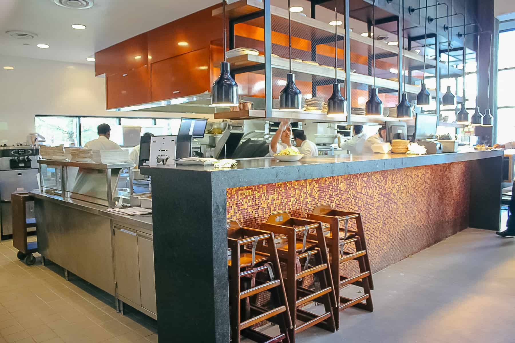 Open Kitchen inside Frontera Cocina 