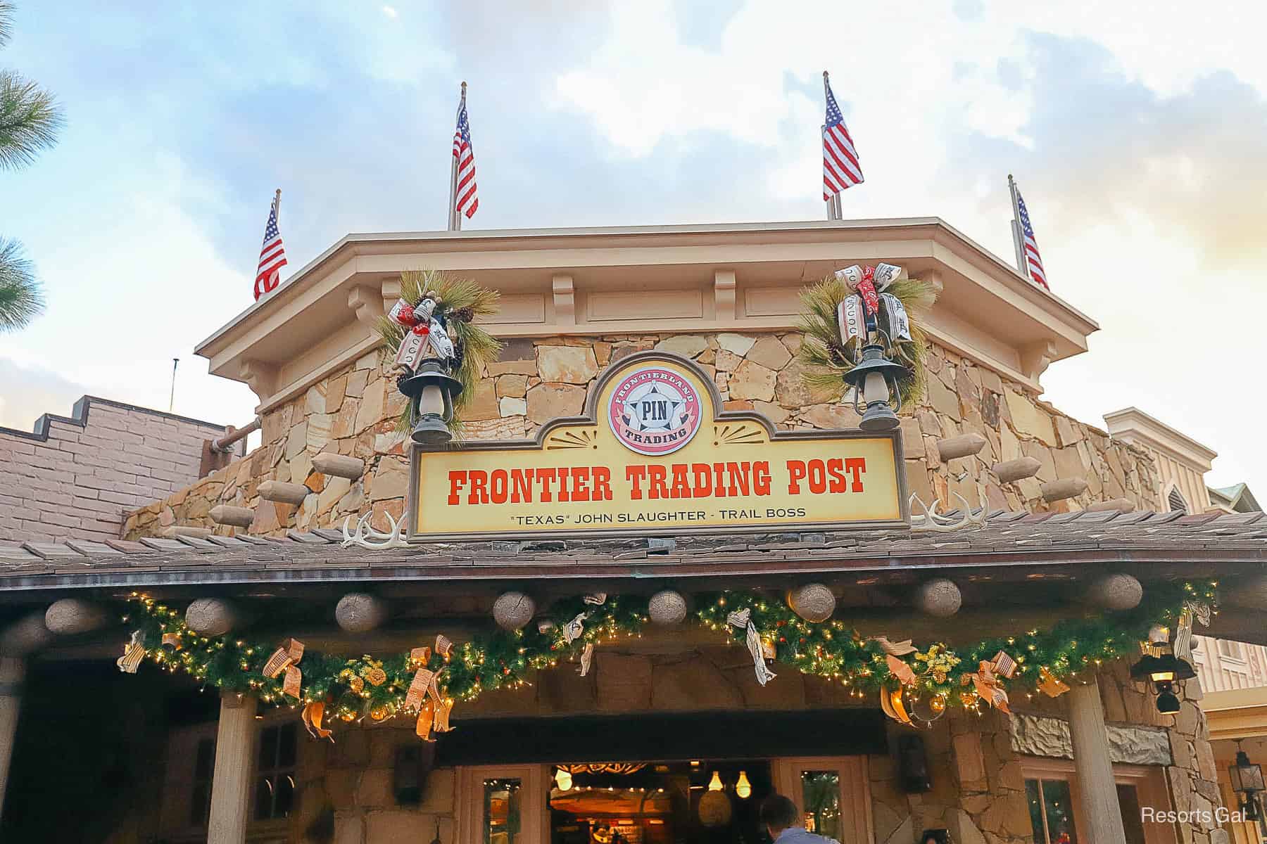decorations on the Frontier Trading Post 