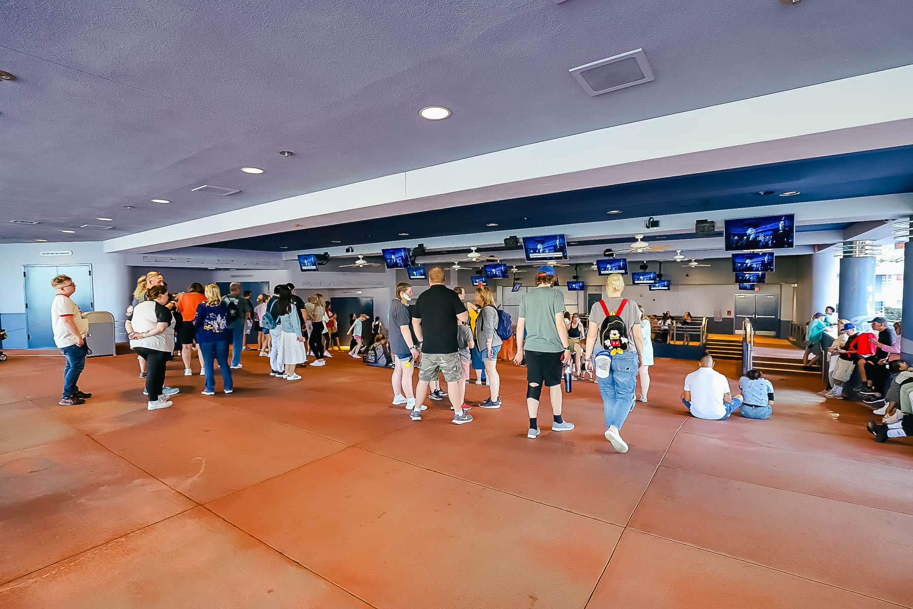 Guests waiting for the next show. 