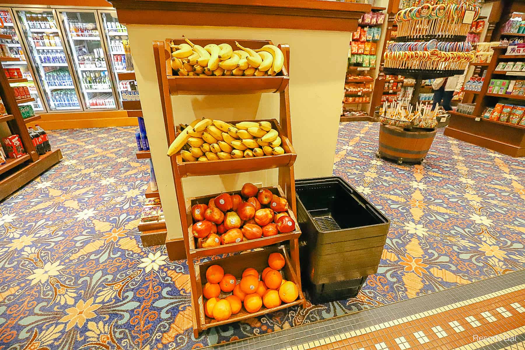 fresh fruits like bananas, apples, and oranges at Fulton's General Store 