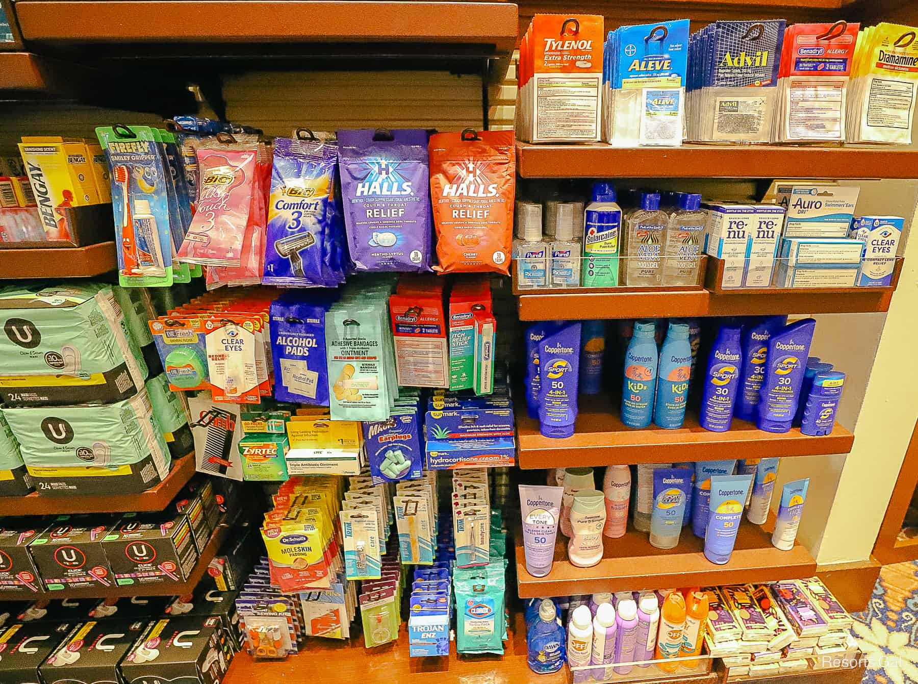 over the counter medicines, eye care and other items at Fulton's General Store 
