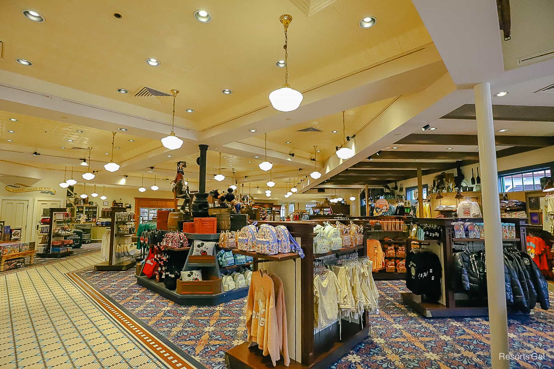 the interior of Fulton's Gift Shop 