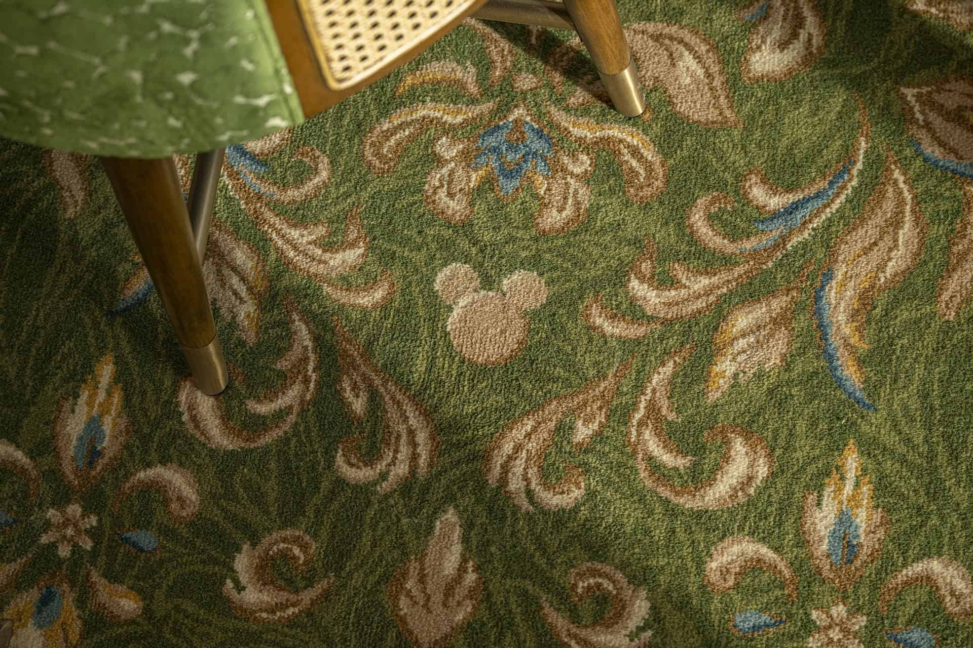 a hidden Mickey in the carpet