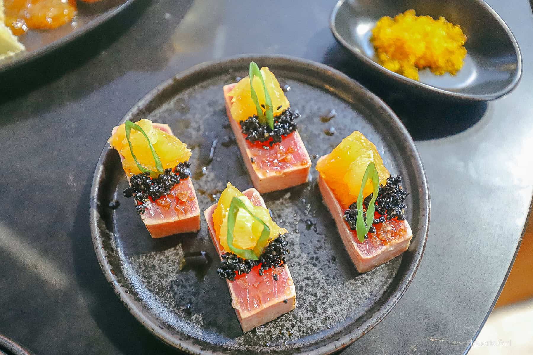 an order of Truffled Ahi Tuna from GEO-82 
