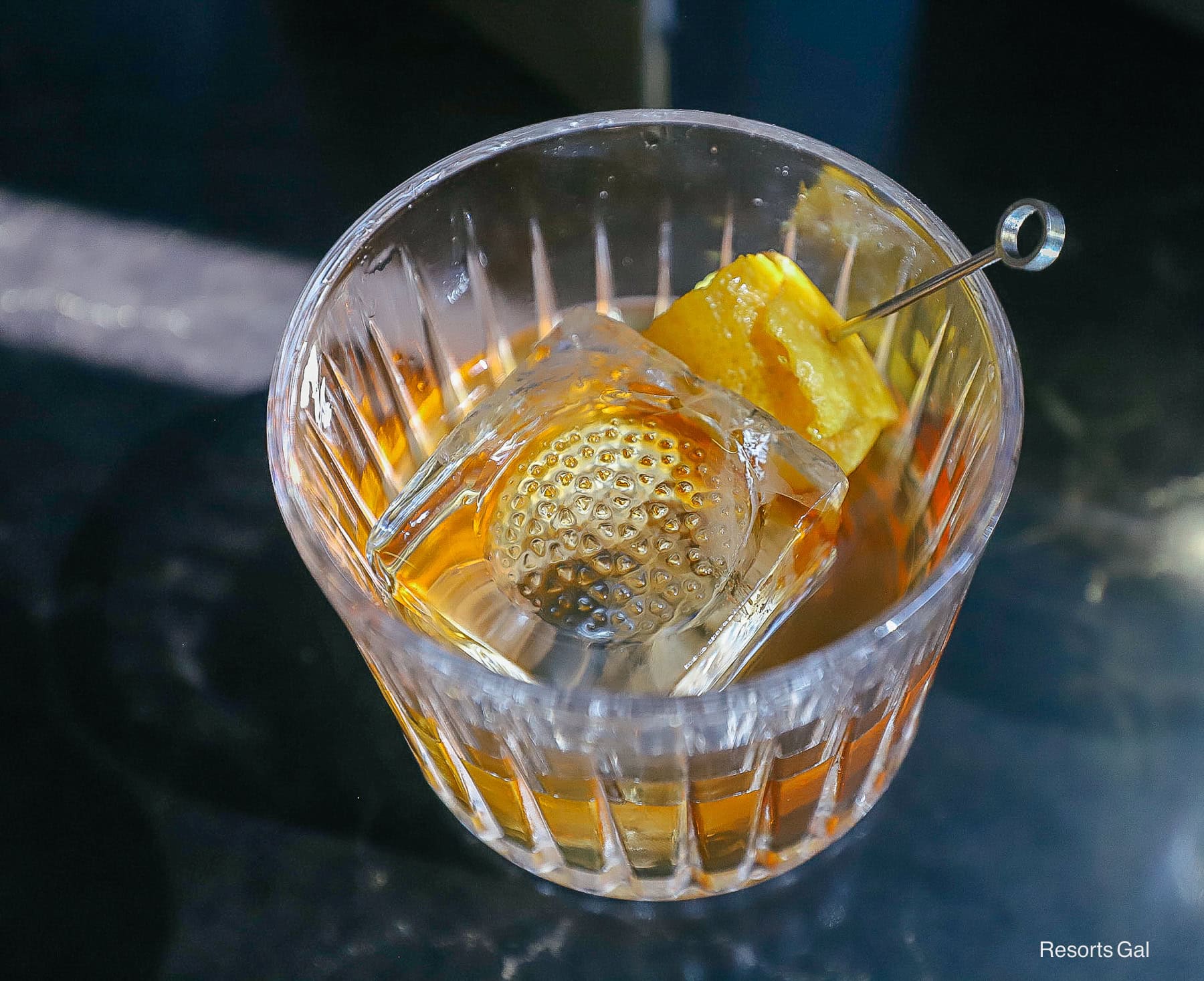 a Brown Buttered Old Fashioned 