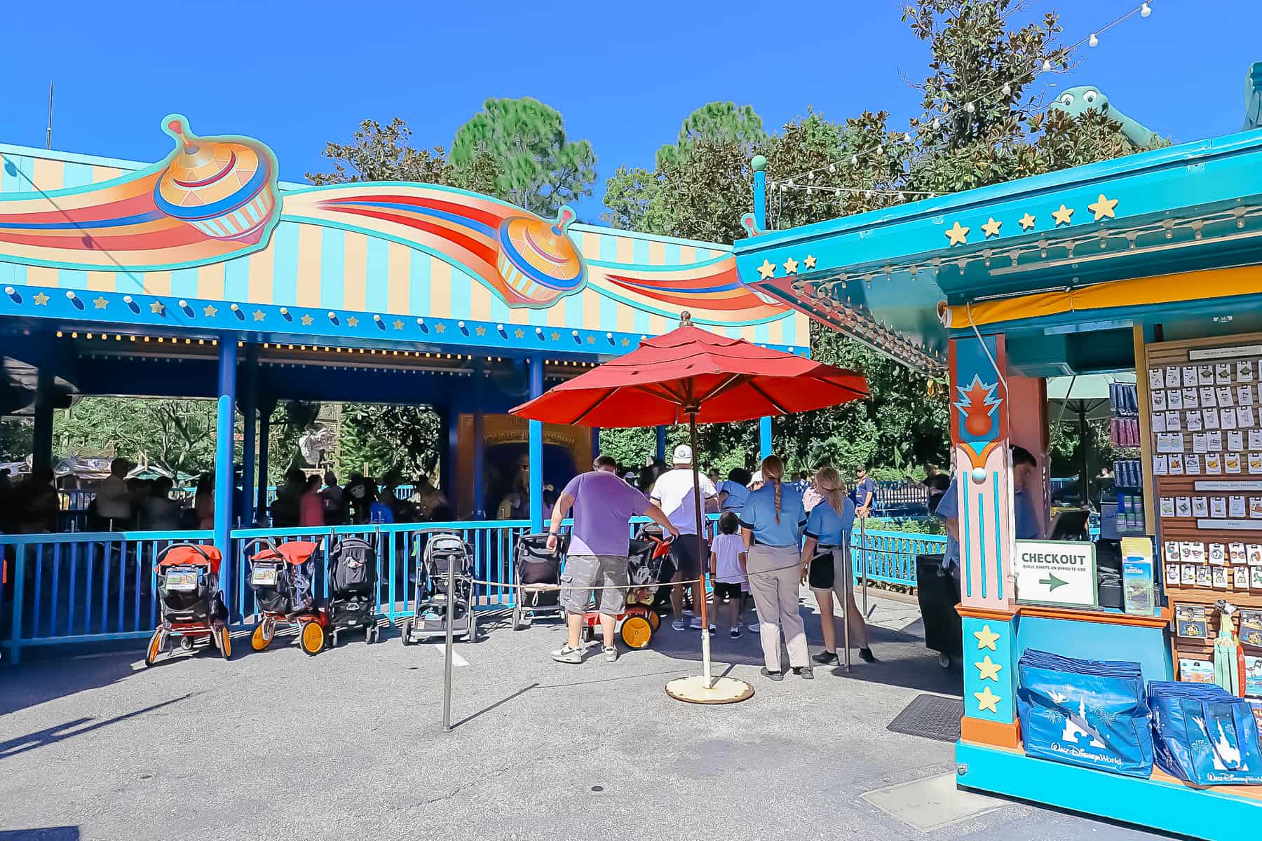 entrance to meet Goofy in Dinoland USA at Disney's Animal Kingdom 