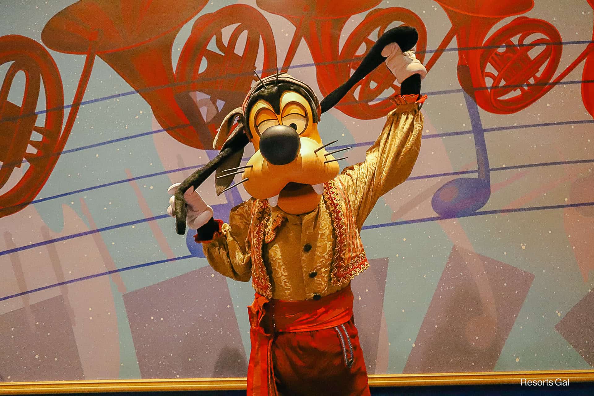 characters at Mickey's Halloween Party on trick or treat trails