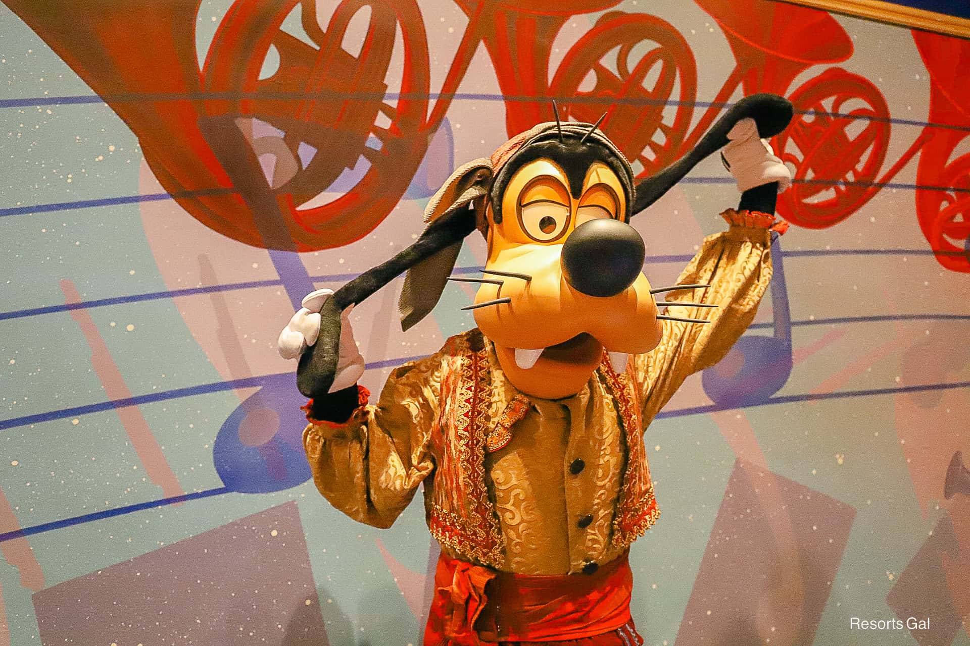 Goofy character sighting at Mickey's Halloween Party