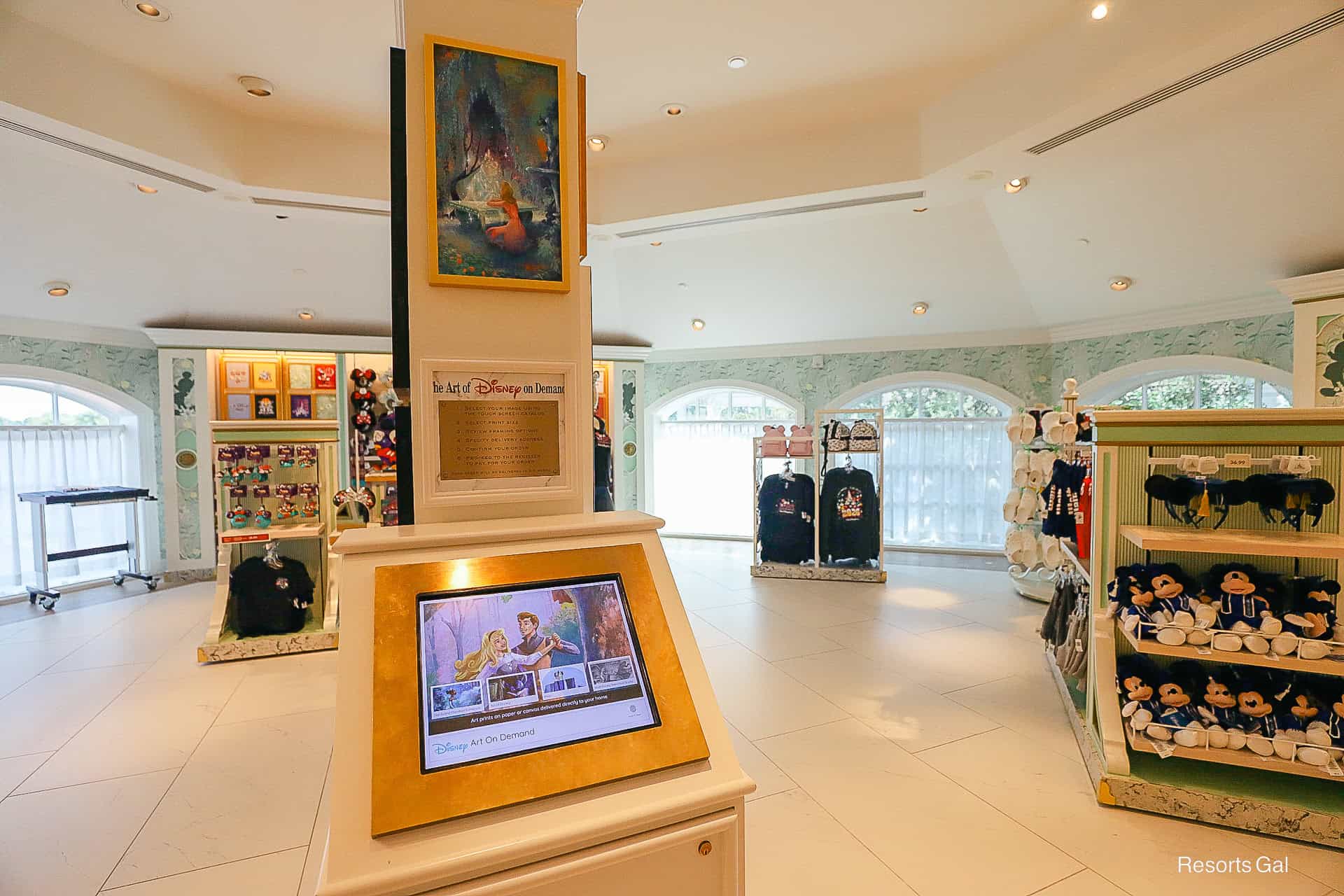 Art o Demand Kiosk at M. Mouse Mercantile