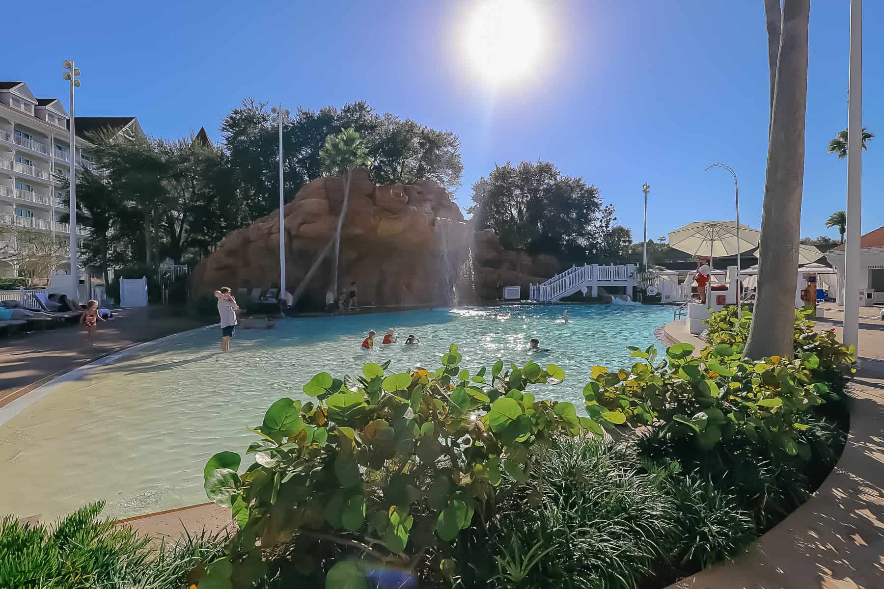 Beach Pool at Disney's Grand Floridian with zero-depth entry 