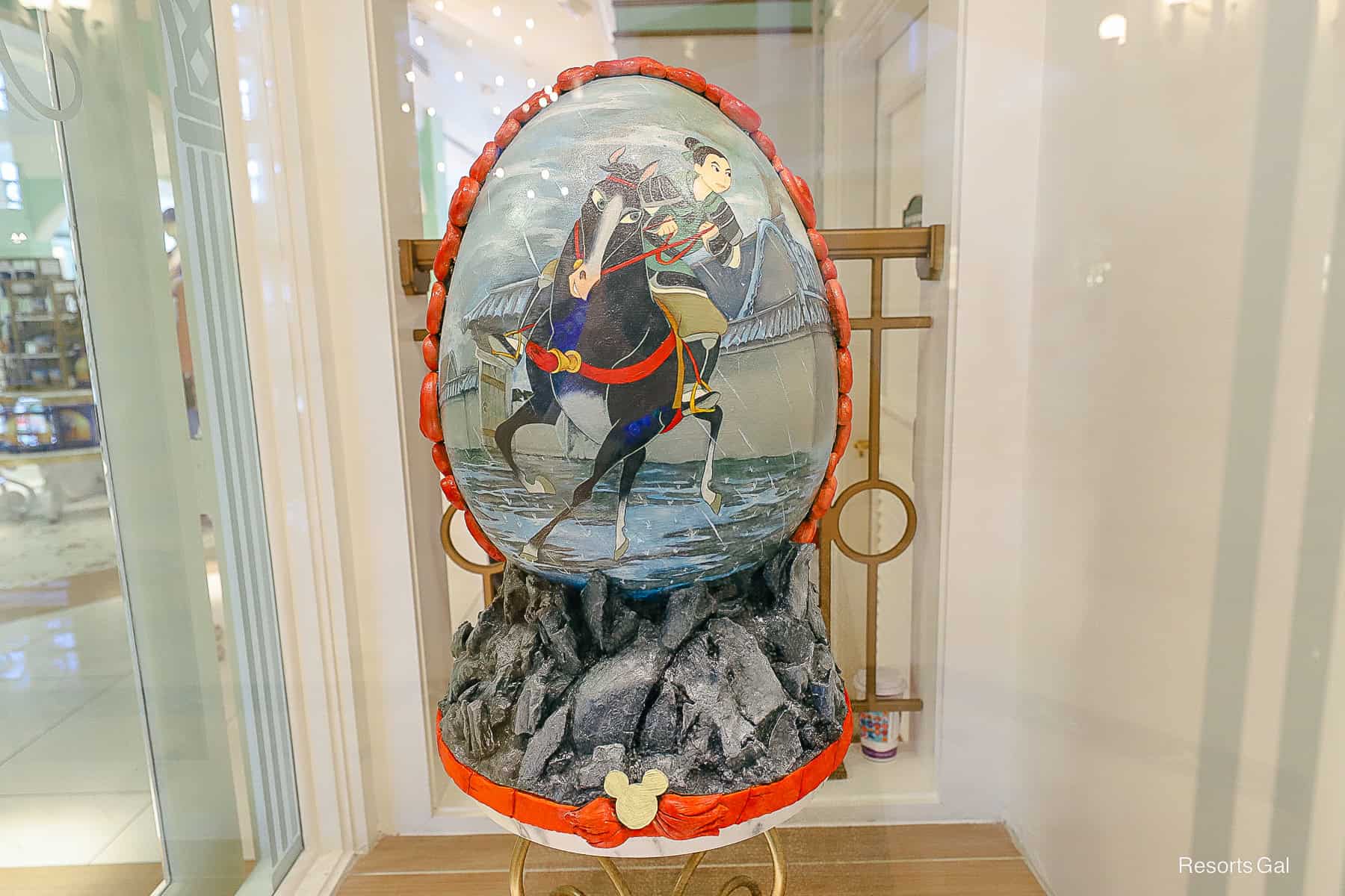 a Mulan themed Easter Egg