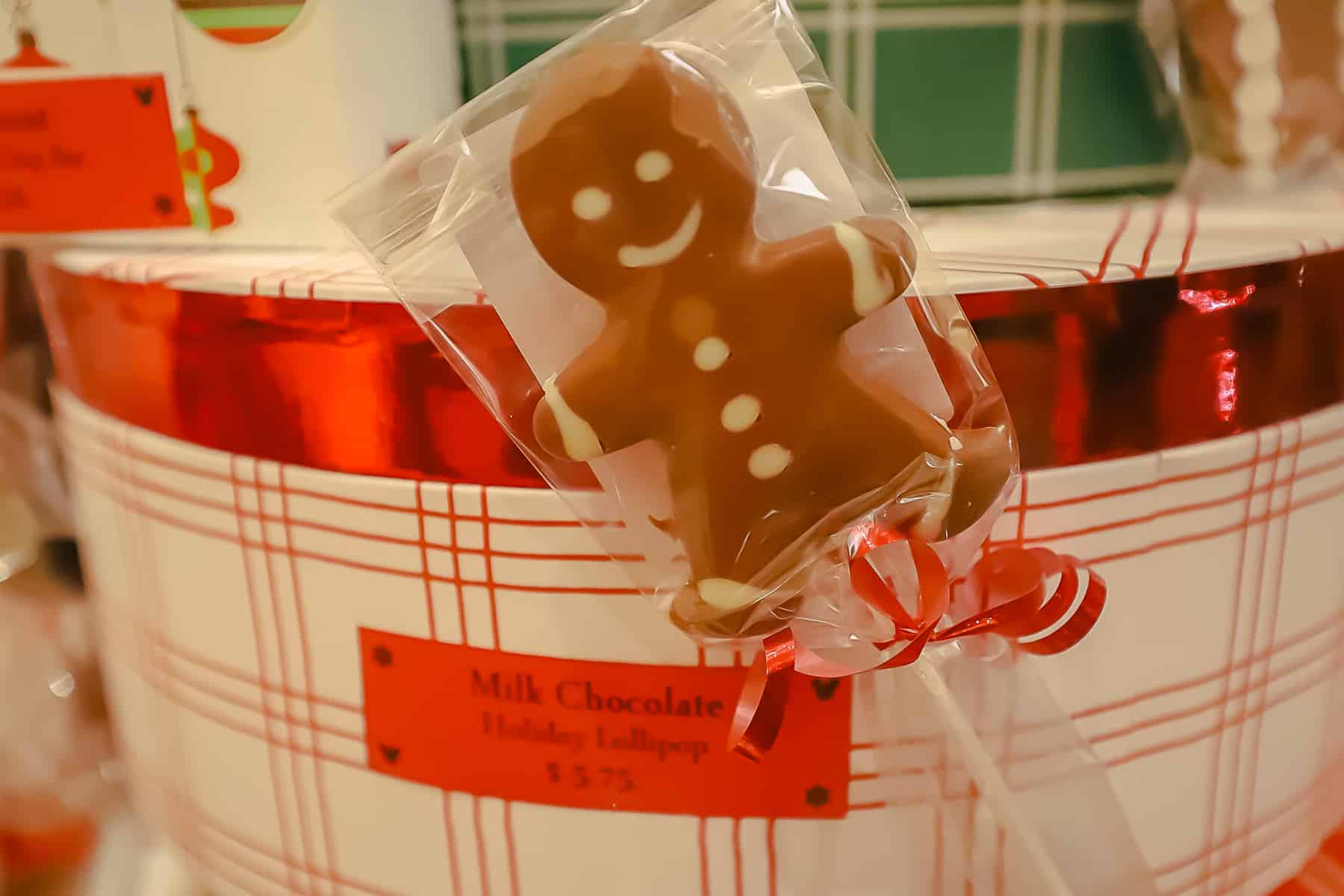 Milk Chocolate Holiday Lollipop