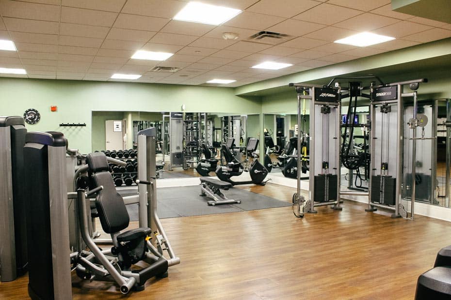 the interior of Senses Spa and Fitness Center  at Grand Floridian 