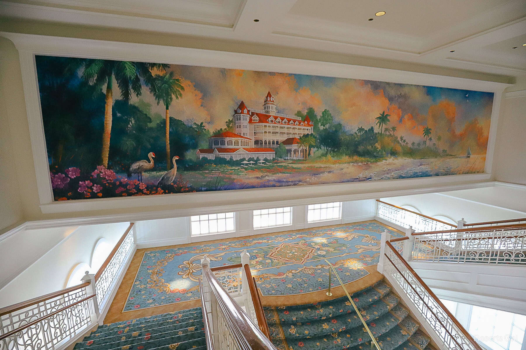 the mural as shown in the afternoon light 