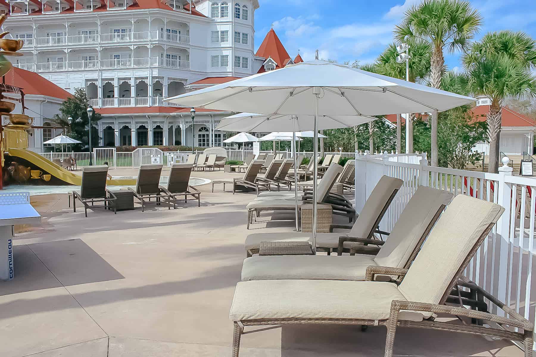 Lounge Chairs at the Pool at Disney's Grand Floridian 