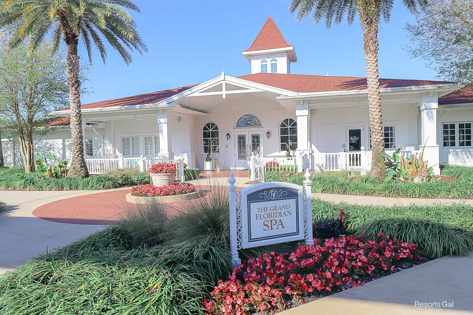 The Grand Floridian Spa, where hair braiding options are offered