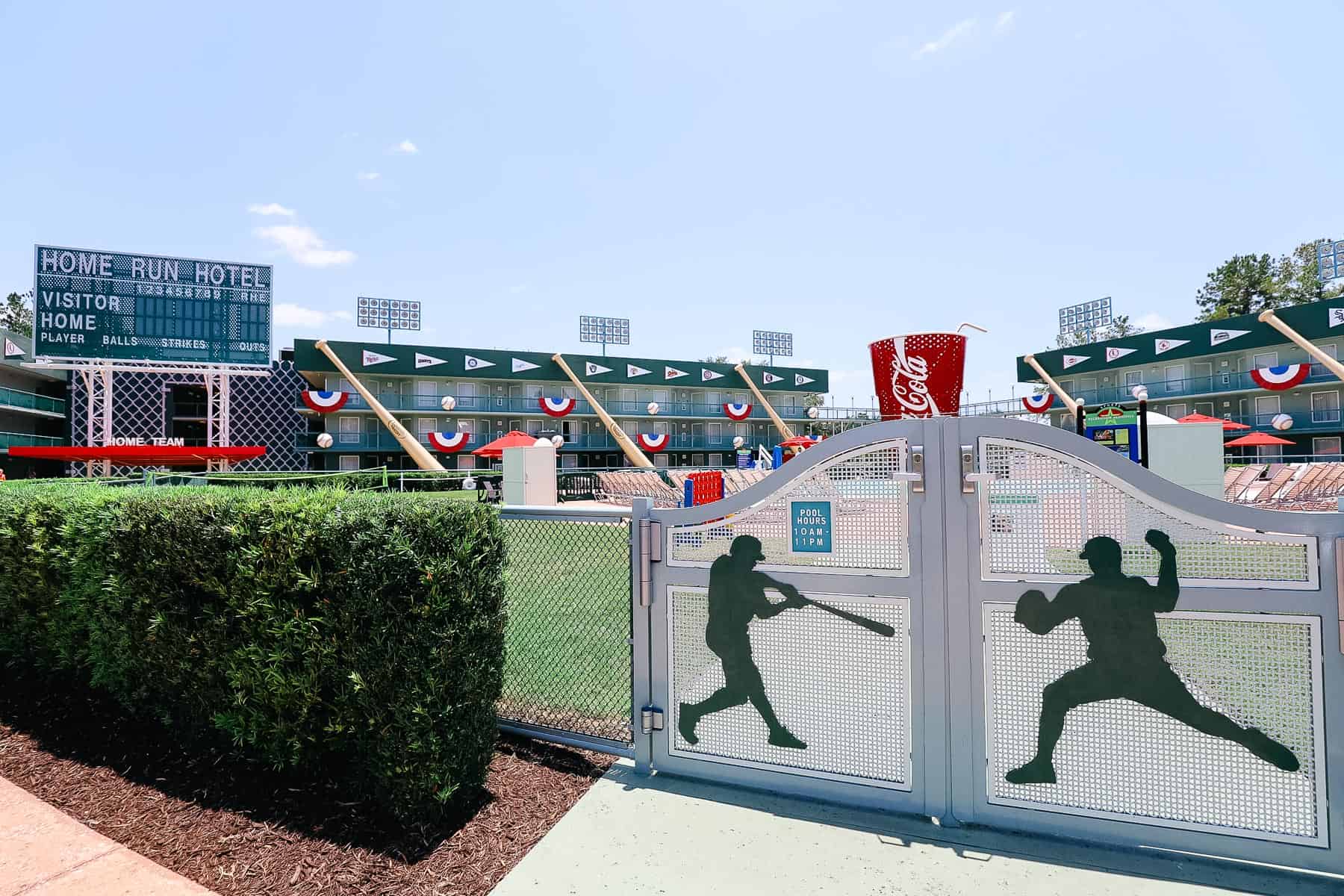 Entrance to the Grand Slam Pool at All-Star Sports
