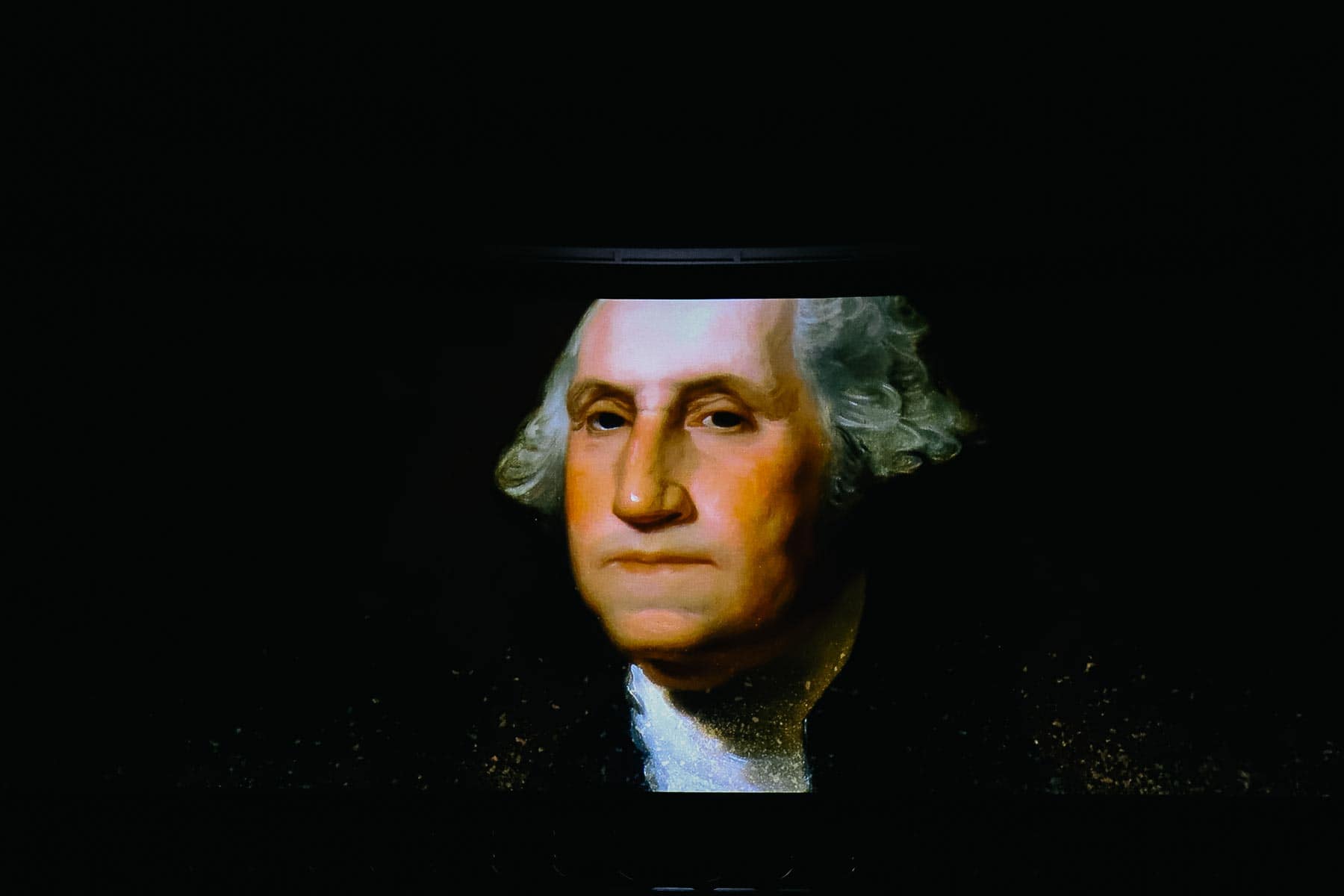 A portrait of George Washington 