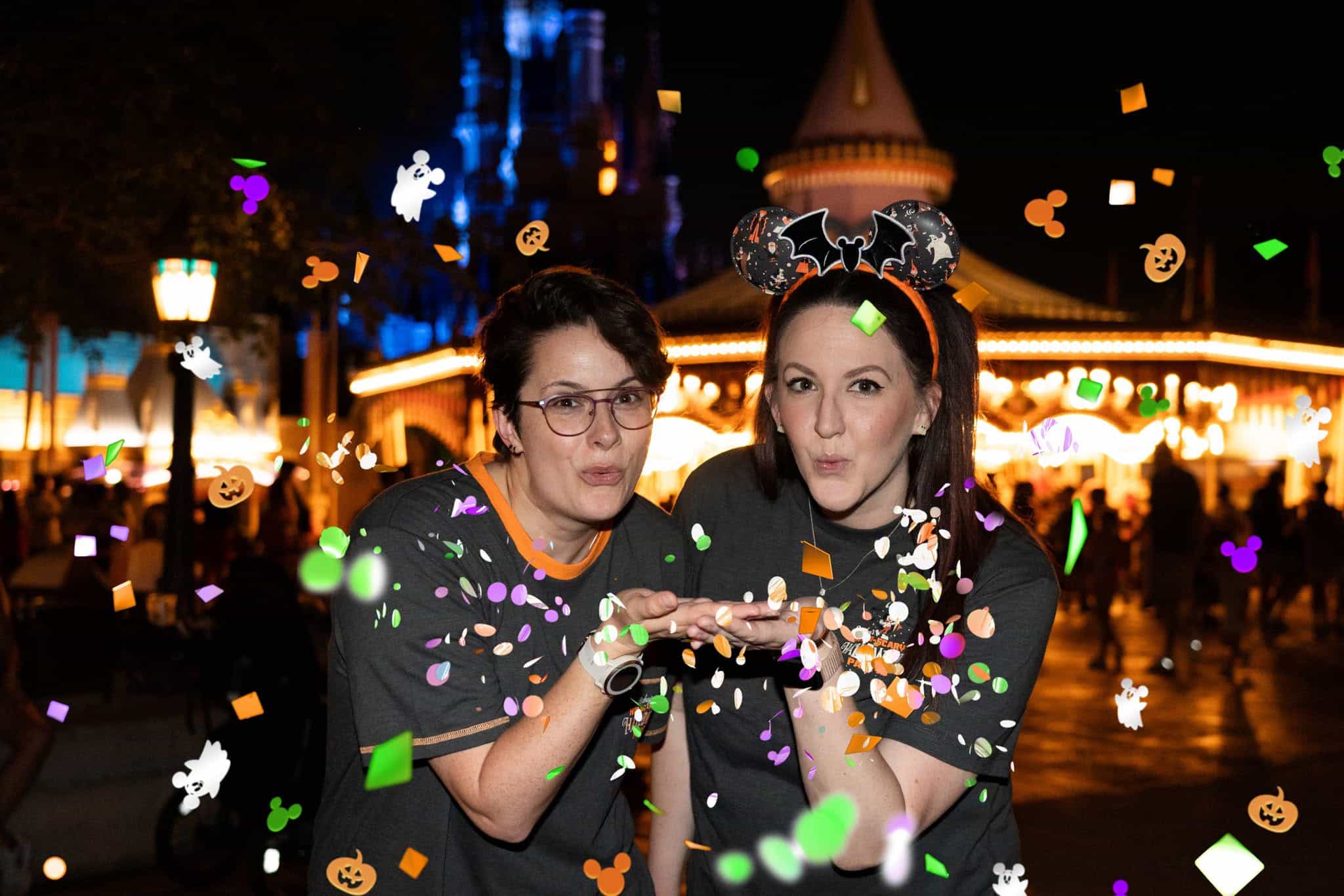 Confetti Halloween Disney PhotoPass