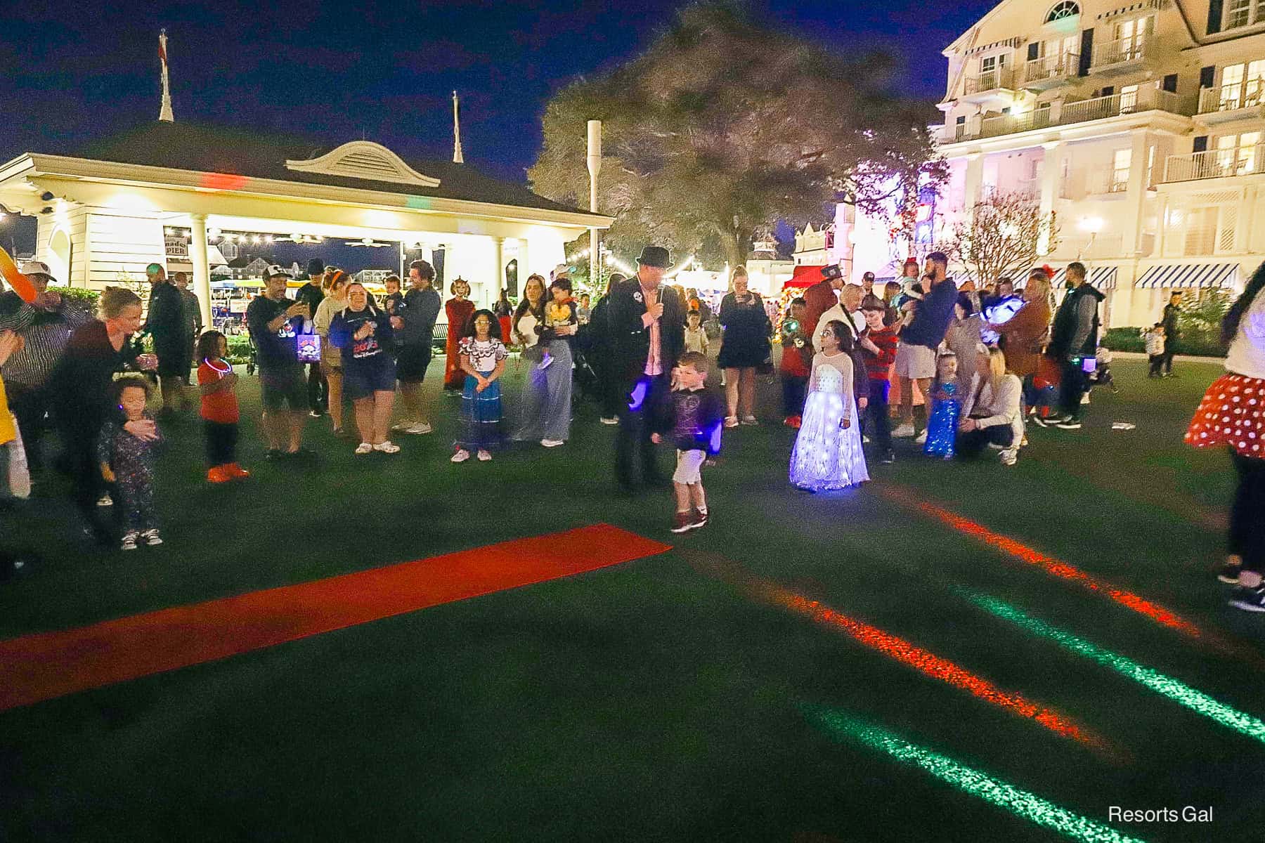 a costume contest at the Boardwalk on Halloween