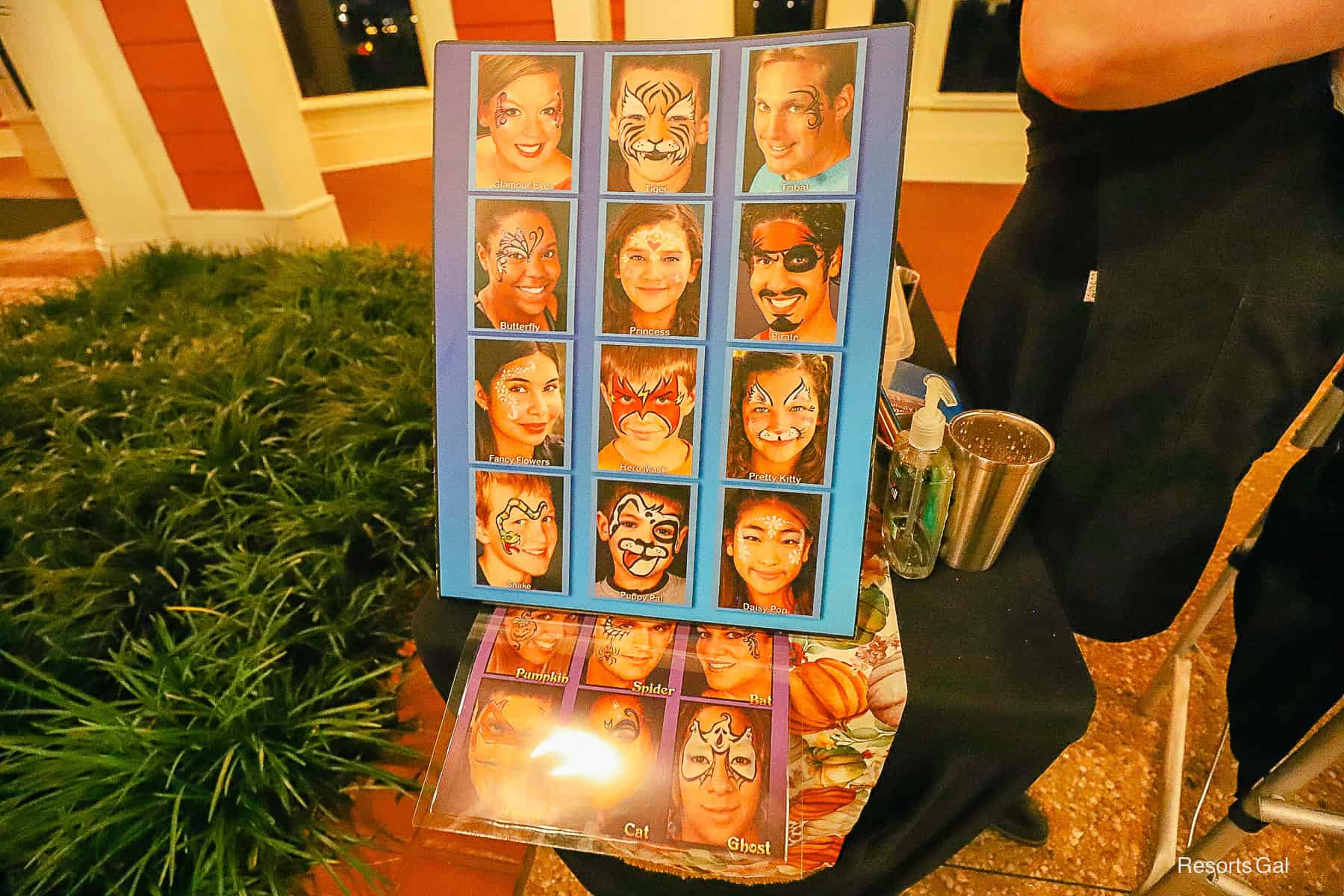 free face painting at the BoardWalk on Halloween