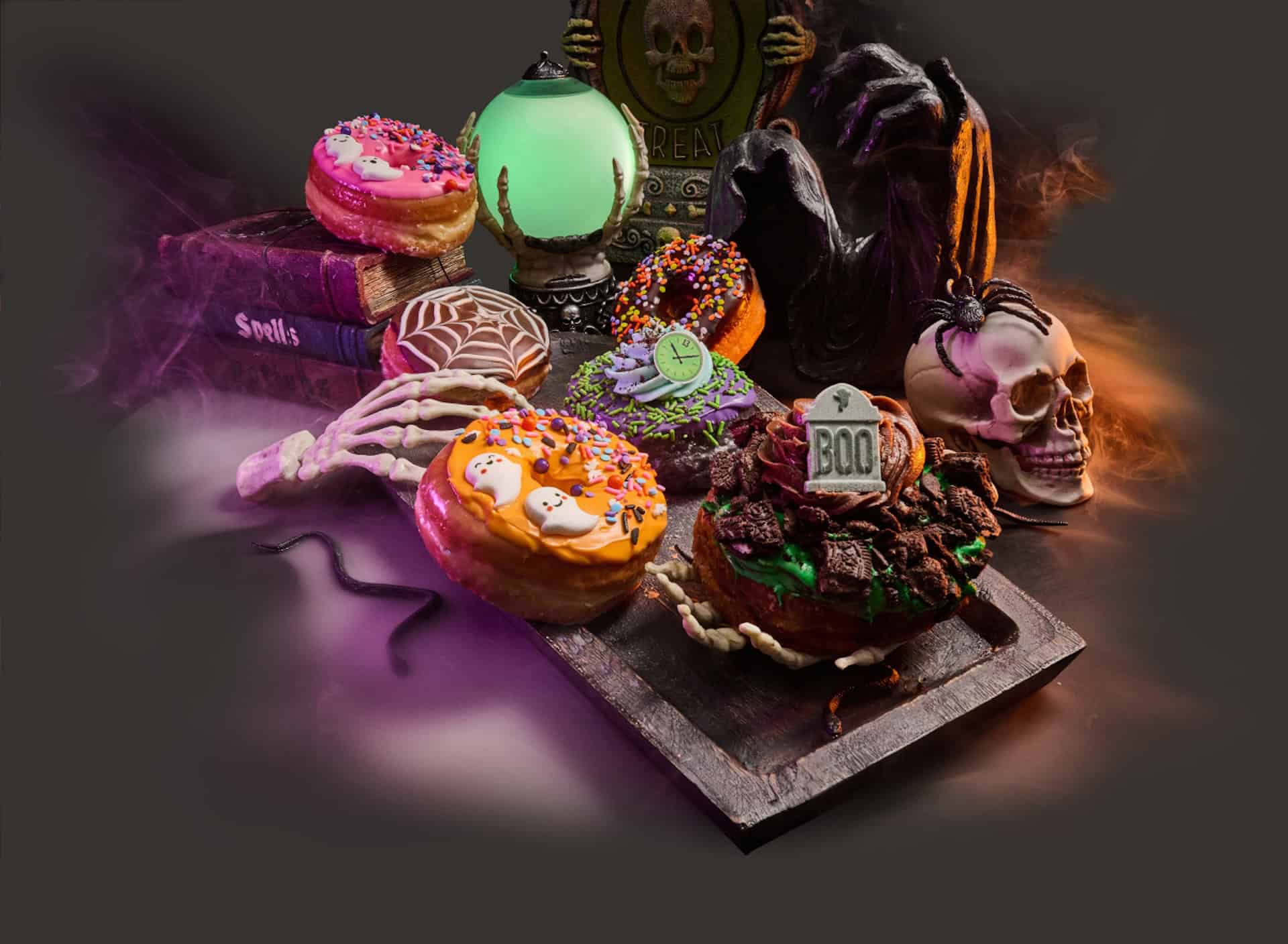 Halloween inspired donuts from Disney Springs