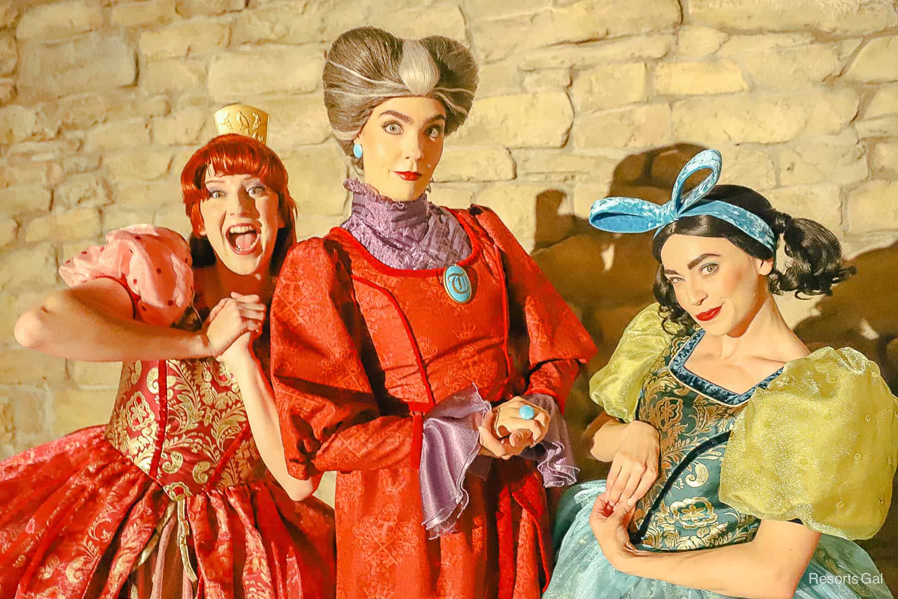 the Tremaines greet guests at Mickey's Not So Scary Halloween Party 