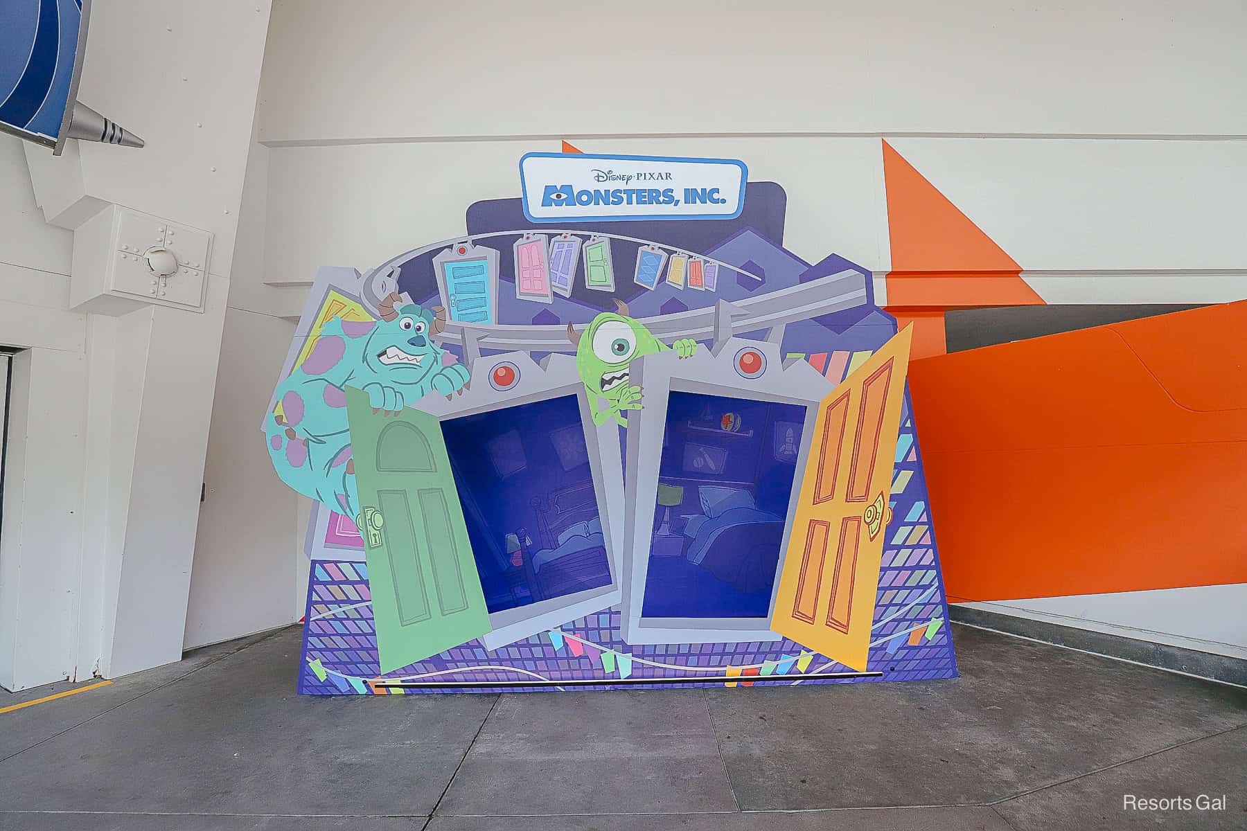 Monsters, Inc Photo Step In Opportunity for Halloween at Magic Kingdom 