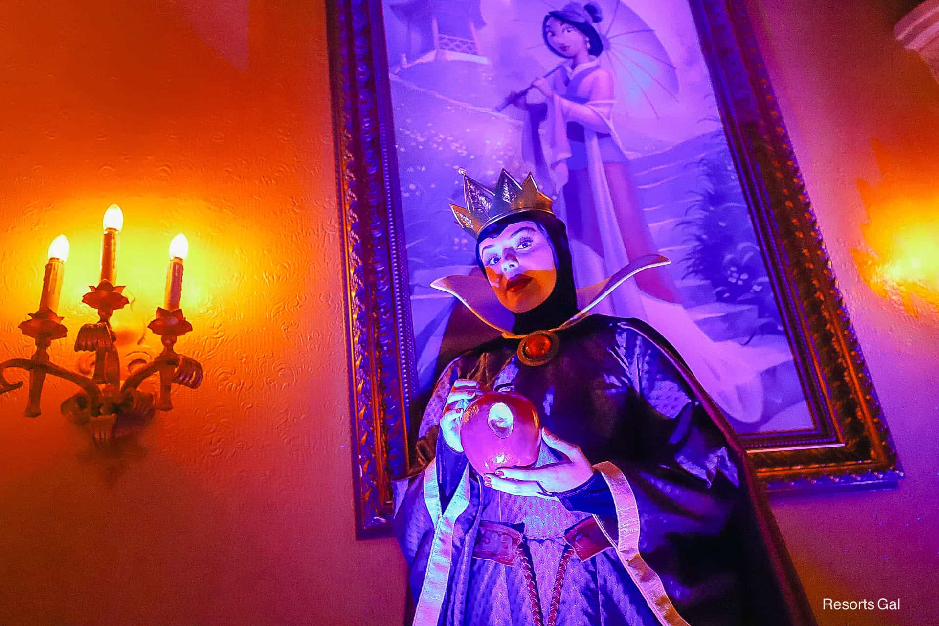 Evil Queen character sighting at Mickey's Halloween Party