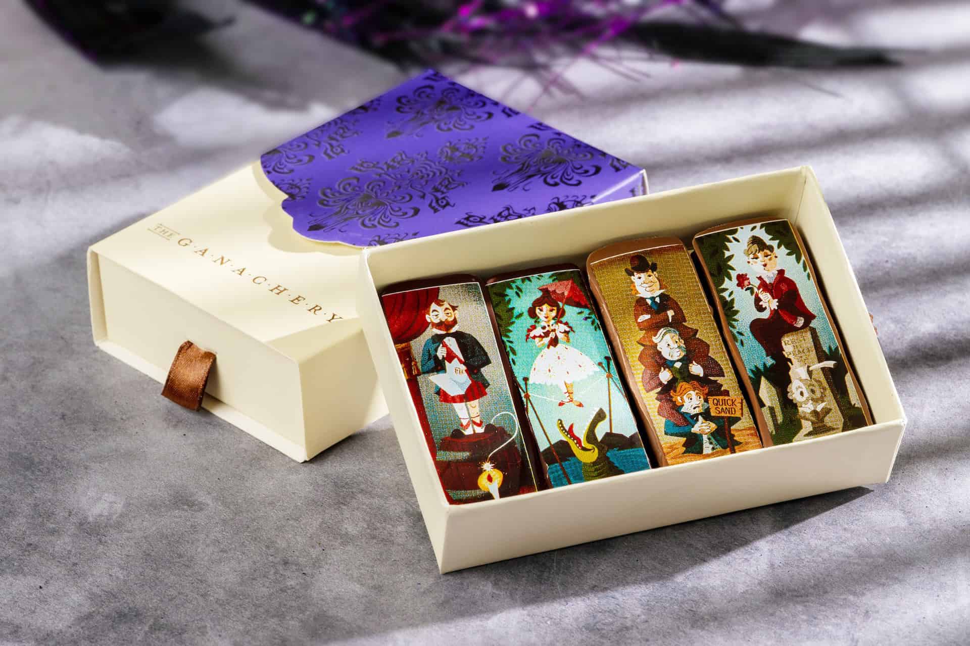 Haunted Mansion Portrait Bars from the Ganachery at Disney Springs for Halloween