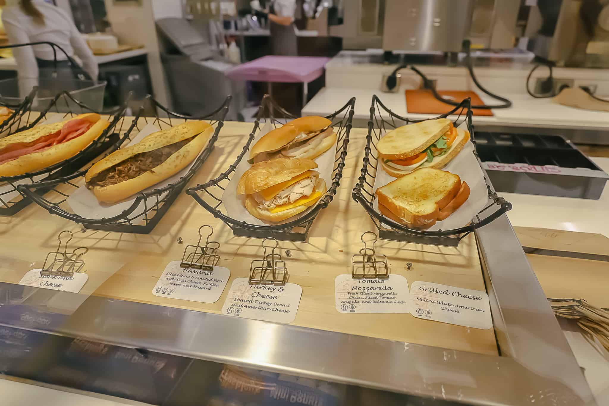 quick service sandwich options 